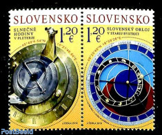 Slovakia 2019 Joint Issue With Slovenia 2v [:], Mint NH, Science - Various - Astronomy - Weights & Measures - Joint Is.. - Ongebruikt