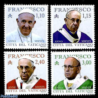 Vatican 2019 Pontificate Pope Francis MMXIX 4v, Mint NH, Religion - Pope - Religion - Ungebraucht