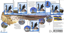Netherlands 2019 Beautiful Netherlands, Ameland S/s, Mint NH, Various - Lighthouses & Safety At Sea - Mills (Wind & Wa.. - Neufs