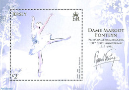 Jersey 2019 Margot Fonteyn S/s, Mint NH, Performance Art - Dance & Ballet - Danse