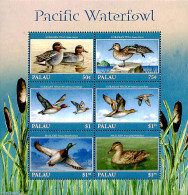 Palau 2018 Pacific Waterfowl 6v M/s, Mint NH, Nature - Birds - Ducks - Other & Unclassified