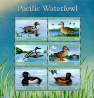 Palau 2018 Pacific Waterfowl 6v M/s, Mint NH, Nature - Birds - Ducks - Otros & Sin Clasificación