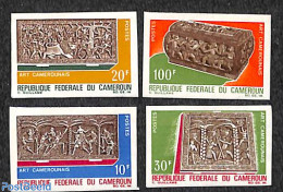 Cameroon 1967 Woodcraft 4v, Imperforated, Mint NH, Art - Handicrafts - Camerún (1960-...)