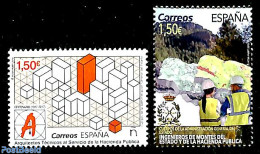 Spain 2019 Engineers And Technical Architects 2v, Mint NH, Art - Architects - Unused Stamps