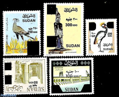 Sudan 2019 Overprints 5v, Mint NH, Nature - Birds - Soudan (1954-...)