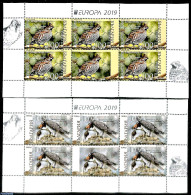 Bulgaria 2019 Europa, Birds 2 M/s, Mint NH, History - Nature - Europa (cept) - Birds - Nuevos