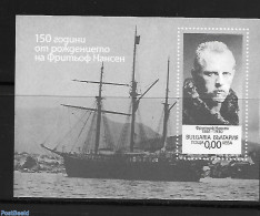 Bulgaria 2011 Fridtjof Nansen S/s, Black Print. Not Valid For Postage., Mint NH, Transport - Ships And Boats - Neufs