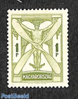 Hungary 1933 Stamp Out Of Set, Unused (hinged), Transport - Aircraft & Aviation - Nuovi