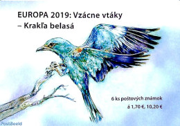 Slovakia 2019 Europa, Birds Booklet S-a, Mint NH, History - Nature - Europa (cept) - Birds - Ungebraucht