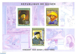 Sao Tome/Principe 2004 Vincent Van Gogh 3v, Imperforated, Mint NH, Art - Modern Art (1850-present) - Vincent Van Gogh - São Tomé Und Príncipe