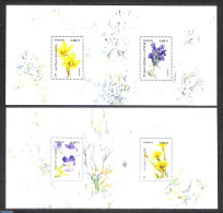 France 2019 Endangered Flora, 2 Special S/s, Mint NH, Nature - Flowers & Plants - Nuevos