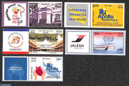 India 2019 My Stamp With Personal Tabs 5v, Mint NH, Health - Transport - Health - Ships And Boats - Neufs