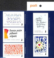 Finland 2019 Touching Letters 5v S-a In Booklet, Mint NH, Stamp Booklets - Art - Handwriting And Autographs - Neufs