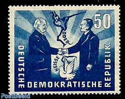 Germany, DDR 1951 Stamp Out Of Set, Mint NH, History - Various - History - Maps - Neufs