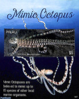 Palau 2019 Mimic Octopus S/s, Mint NH, Nature - Fish - Vissen