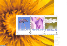 Netherlands - Personal Stamps TNT/PNL 2016 Nature And Art 3v M/s, Mint NH, Nature - Butterflies - Autres & Non Classés