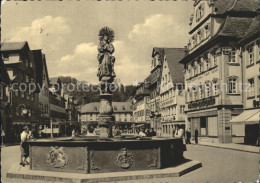 72177725 Schwaebisch Gmuend Marktplatz Markt Brunnen  Schwaebisch Gmuend - Schwaebisch Gmünd