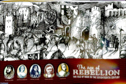 Isle Of Man 2019 The Age Of Rebellion Prestige Booklet, Mint NH, History - History - Stamp Booklets - Unclassified