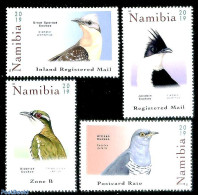 Namibia 2019 Cuckoo's 4v, Mint NH, Nature - Birds - Namibië (1990- ...)