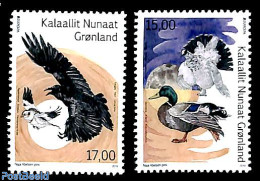 Greenland 2019 Europa, Birds 2v, Mint NH, History - Nature - Europa (cept) - Birds - Ducks - Nuevos