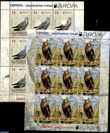North Macedonia 2019 Europa, Birds 2 M/s, Mint NH, History - Nature - Europa (cept) - Birds - Other & Unclassified