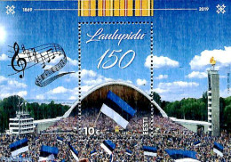 Estonia 2019 Laulupidu Song Festival S/s, Mint NH, Performance Art - Various - Music - Other Material Than Paper - Musik