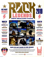 New Zealand 2019 Rock Legends 9v M/s, Mint NH, History - Geology - Ongebruikt