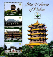 Gambia 2019 Wuhan Stamp Exposition 4v M/s, Mint NH, Philately - Art - Architecture - Gambia (...-1964)