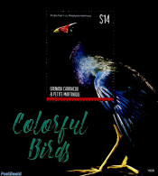 Grenada Grenadines 2019 Colorful Birds S/s, Mint NH, Nature - Birds - Grenade (1974-...)
