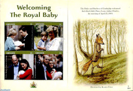 Grenada 2019 Birth Of Prince Louis 4v M/s, Mint NH, History - Kings & Queens (Royalty) - Art - Children's Books Illust.. - Familles Royales