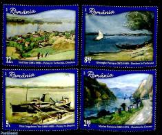 Romania 2019 Danube Day, Paintings 4v, Mint NH, Transport - Ships And Boats - Art - Paintings - Unused Stamps