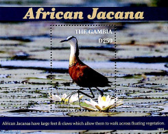 Gambia 2019 African Jacana S/s, Mint NH, Nature - Birds - Gambie (...-1964)