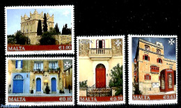 Malta 2019 Old Houses 4v, Mint NH, Art - Architecture - Malte