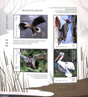 Romania 2018 Record Keeping Birds, Special S/s, Mint NH, Nature - Birds - Neufs