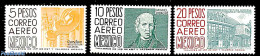Mexico 1964 Definitives With WM 3v, Mint NH - Mexiko