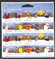 Netherlands 2019 Christmas M/s S-a, Mint NH, Nature - Religion - Poultry - Christmas - Unused Stamps