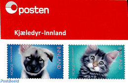 Norway 2019 Cat And Dog Booklet S-a, Mint NH, Nature - Cats - Dogs - Stamp Booklets - Unused Stamps