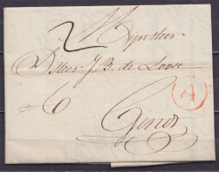 L. Datée 4 Juin 1785 De ANTWERPEN Pour GENDT (Gand) - Port "2" - Marque (A) (Anvers) - 1714-1794 (Austrian Netherlands)