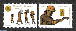 Greenland 2019 Coal Mining 2v, Mint NH, Science - Mining - Unused Stamps