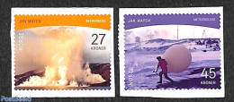 Norway 2020 Jan Mayen 2v S-a, Mint NH, Science - Various - Meteorology - Maps - Art - Photography - Neufs