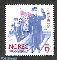 Norway 2020 75 Years Peace 1v, Mint NH, History - Transport - Kings & Queens (Royalty) - World War II - Ships And Boats - Nuevos