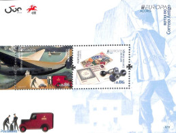 Azores 2020 Europa, Old Postal Roads S/s, Mint NH, History - Transport - Europa (cept) - Post - Stamps On Stamps - Aut.. - Correo Postal