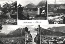 72177636 Schwaz Tirol Sesselbahn Kirche Strassenansciht Schwaz - Other & Unclassified