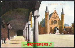 DEN HAAG Binnenhof 1917 Militair (portvrij) Verzonden Naar Geïnterneerde Belg In Kamp Harderwijk - Den Haag ('s-Gravenhage)