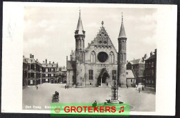 DEN HAAG Binnenhof Ridderzal (foute Tekst > Ridderzaal)  1934 - Den Haag ('s-Gravenhage)