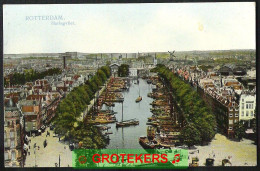 ROTTERDAM Haringvliet Ca 1910 Binnenschepen / Péniches  Molen  Mooi Panorama - Rotterdam