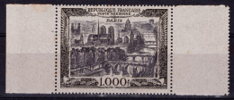 FRANCE - Poste Aérienne - N° 29, Bdf: 1000f. Noir Et Brun Violacé - Paris  Neufs ** De 1950 - 1927-1959 Mint/hinged