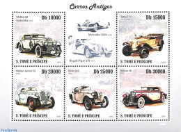 Sao Tome/Principe 2009 Automobiles 5v M/s, Mint NH, Transport - Automobiles - Voitures