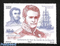 French Polynesia 2022 La Coquille 1v, Mint NH, Transport - Ships And Boats - Nuevos