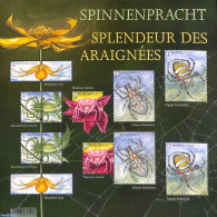 Belgium 2023 Splendor Spiders M/s, Mint NH, Nature - Animals (others & Mixed) - Nuevos